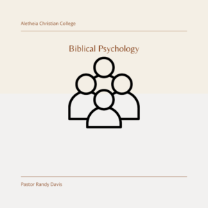 Introduction to Biblical Psychology