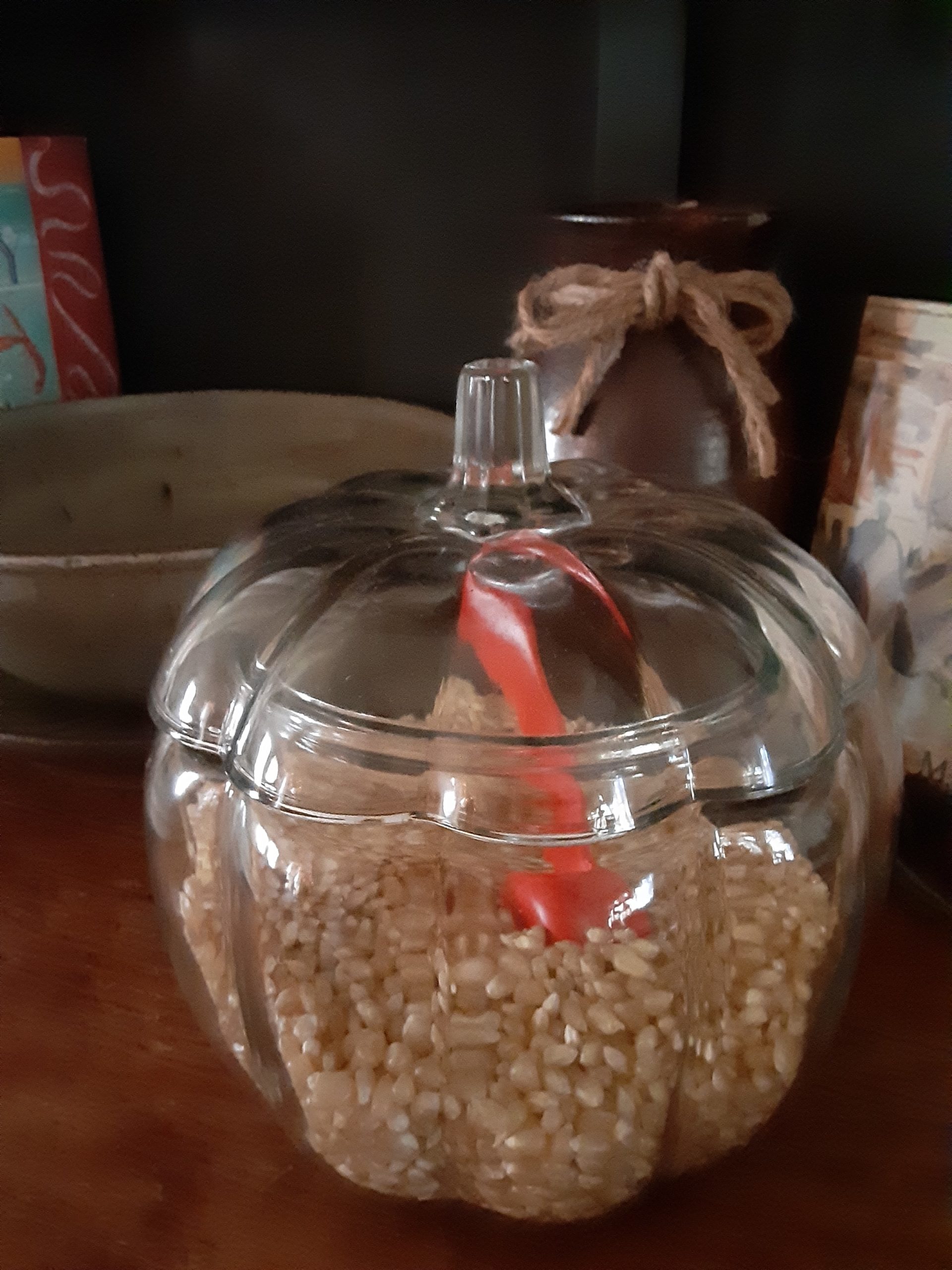 Pumpkin Jar of Popcorn