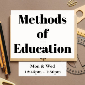 Methods of Education