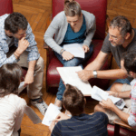 Prospective students exploring Aletheia’s online, Christ-centered programs and student life